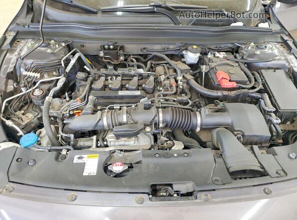 1HGCV1F32KA113338 2019 HONDA ACCORD Gray 