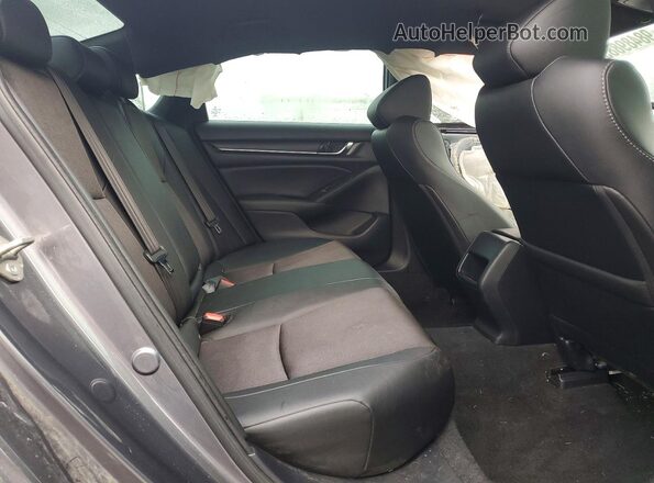 1HGCV1F32LA009563 2020 HONDA ACCORD Gray Rear seats view