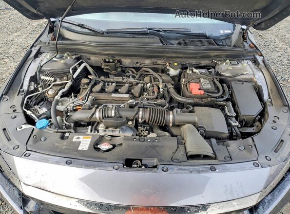 1HGCV1F32LA009563 2020 HONDA ACCORD Gray Rear interior view