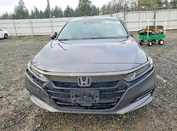 1HGCV1F32LA009563 2020 HONDA ACCORD Gray Front view
