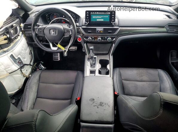 1HGCV1F32LA009563 2020 HONDA ACCORD Gray Dashboard view