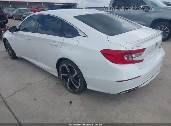 1HGCV1F32LA061856 2020 HONDA ACCORD White უკანა მარცხენა