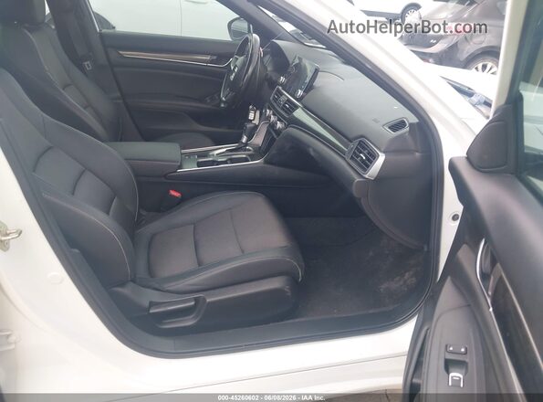 1HGCV1F32LA061856 2020 HONDA ACCORD White წინა სალონის ხედი