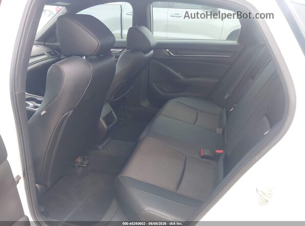 1HGCV1F32LA061856 2020 HONDA ACCORD White VIN კოდის სტიკერის ხედი