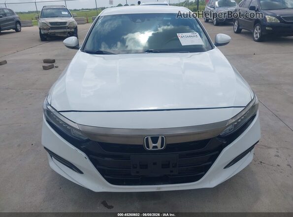 1HGCV1F32LA061856 2020 HONDA ACCORD White ხელსაწყოთა პანელის ხედი