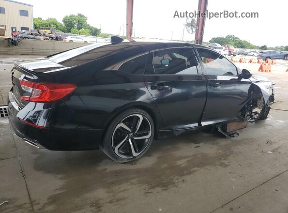 1HGCV1F32LA124745 2020 HONDA ACCORD Black 
