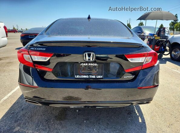 1HGCV1F32LA139987 2020 HONDA ACCORD Black Vista trasera