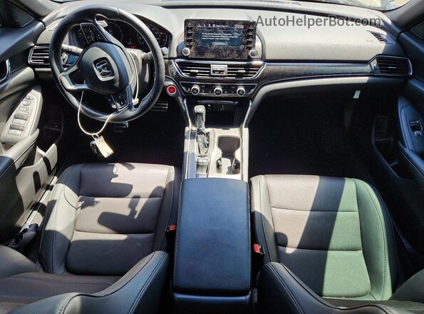 1HGCV1F32LA139987 2020 HONDA ACCORD Black Vista del salpicadero