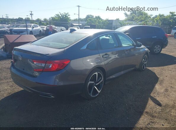 1HGCV1F32LA152643 2020 HONDA ACCORD Gray Trasero derecho