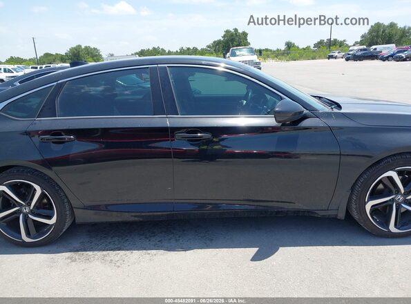 1HGCV1F32LA156224 2020 HONDA ACCORD Black სალონის 360-გრადუსიანი ხედი