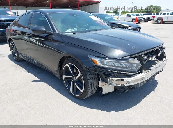 1HGCV1F32LA156224 2020 HONDA ACCORD Black 