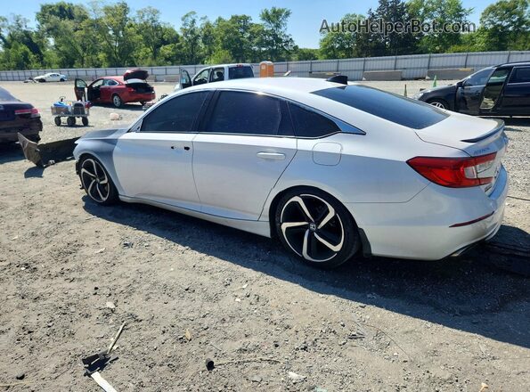 1HGCV1F32MA055363 2021 HONDA ACCORD White უკანა მარცხენა