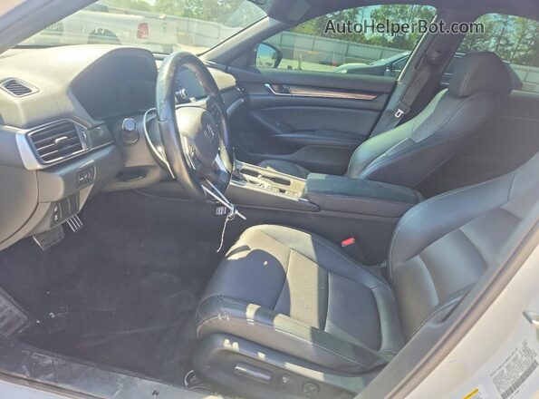 1HGCV1F32MA055363 2021 HONDA ACCORD White წინა სალონის ხედი