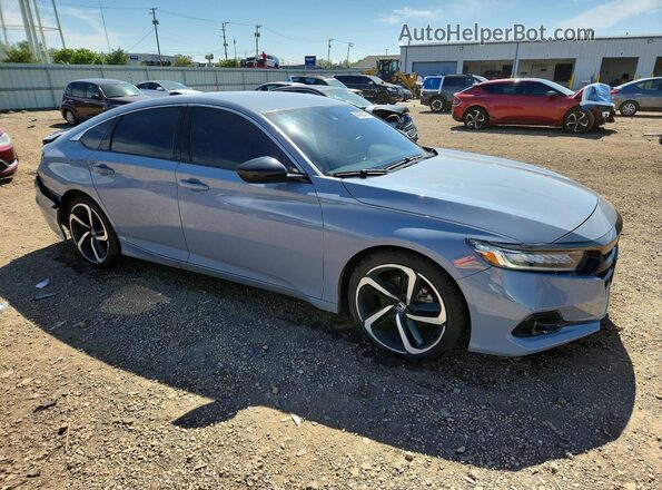 1HGCV1F32MA055587 2021 HONDA ACCORD Gray 