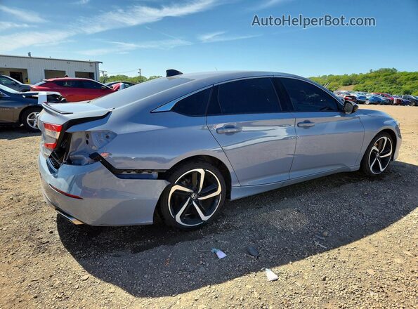 1HGCV1F32MA055587 2021 HONDA ACCORD Gray 