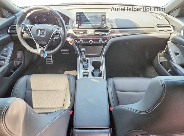 1HGCV1F32MA055587 2021 HONDA ACCORD Gray 