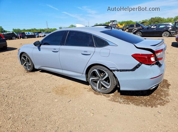 1HGCV1F32MA055587 2021 HONDA ACCORD Gray 