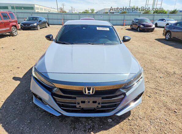 1HGCV1F32MA055587 2021 HONDA ACCORD Gray 
