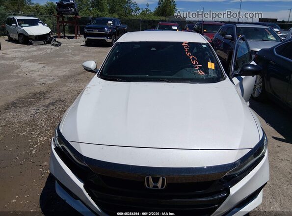 1HGCV1F32MA058232 2021 HONDA ACCORD White Front view