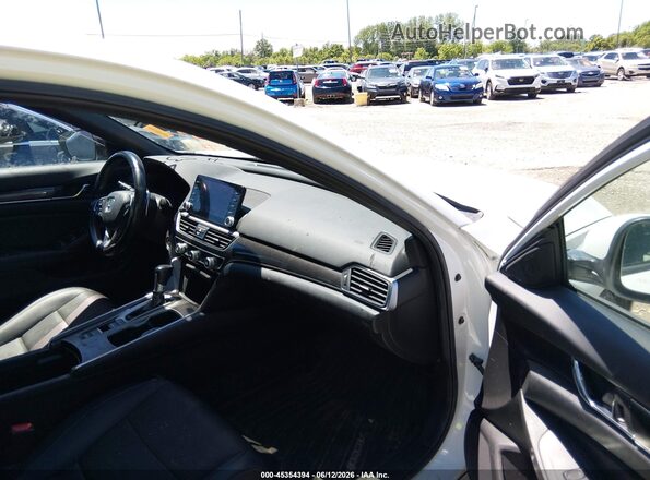1HGCV1F32MA058232 2021 HONDA ACCORD White Front interior view