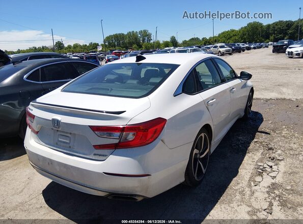 1HGCV1F32MA058232 2021 HONDA ACCORD White Rear right