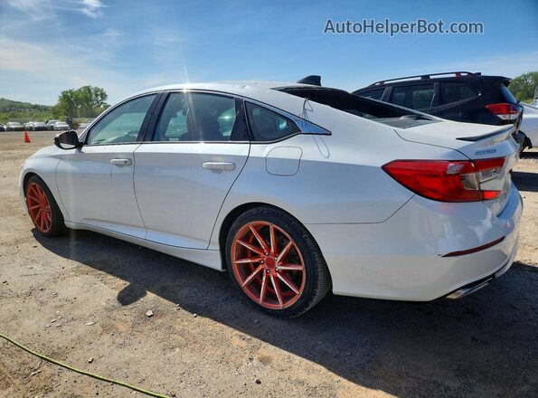 1HGCV1F32MA066962 2021 HONDA ACCORD Белый Задняя левая четверть