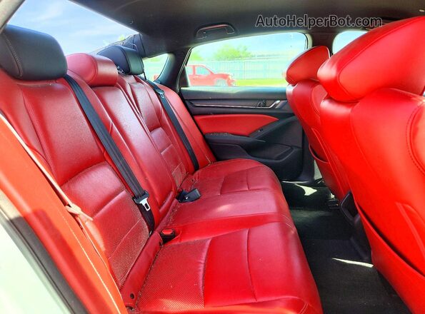 1HGCV1F32MA066962 2021 HONDA ACCORD Белый Вид задних сидений
