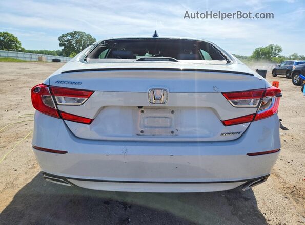 1HGCV1F32MA066962 2021 HONDA ACCORD Белый Вид сзади