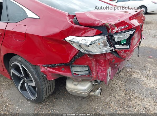 1HGCV1F32MA080604 2021 HONDA ACCORD Red Vista frontal