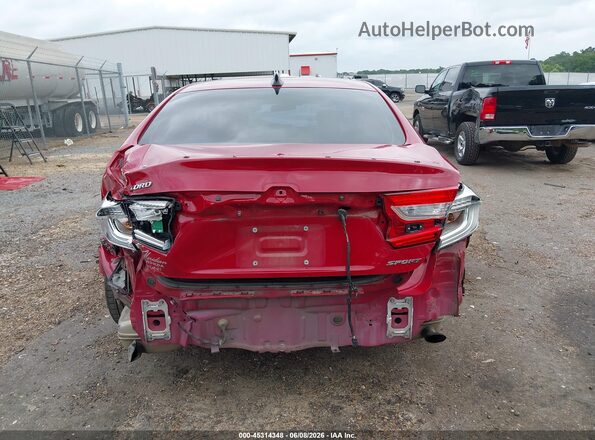 1HGCV1F32MA080604 2021 HONDA ACCORD Red 