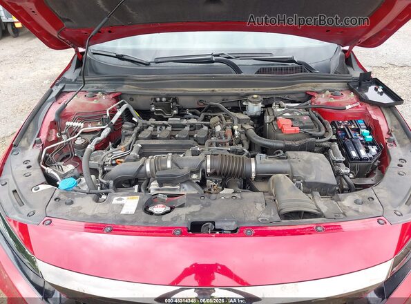 1HGCV1F32MA080604 2021 HONDA ACCORD Red Vista trasera