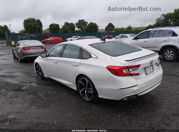 1HGCV1F32MA096706 2021 HONDA ACCORD White Tył lewy