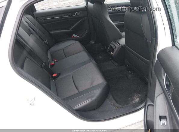 1HGCV1F32MA096706 2021 HONDA ACCORD White Widok naklejki z numerem VIN