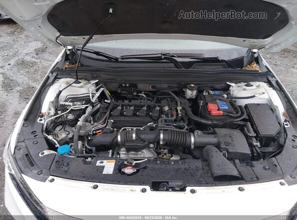 1HGCV1F32MA096706 2021 HONDA ACCORD White Widok z tyłu