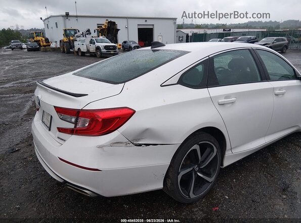 1HGCV1F32MA096706 2021 HONDA ACCORD White Widok z przodu