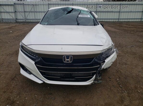 1HGCV1F32NA040671 2022 HONDA ACCORD White 
