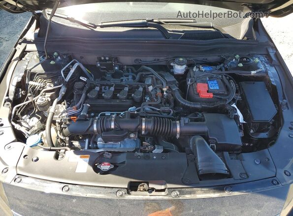 1HGCV1F32NA113750 2022 HONDA ACCORD Black Սալոնի հետևի տեսք