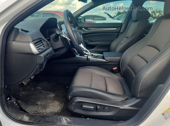 1HGCV1F32NA116566 2022 HONDA ACCORD Белый Вид салона спереди