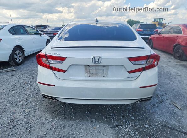 1HGCV1F32NA116566 2022 HONDA ACCORD Белый Вид сзади