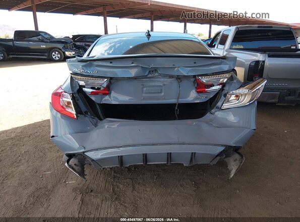 1HGCV1F32NA121153 2022 HONDA ACCORD Gray Front view