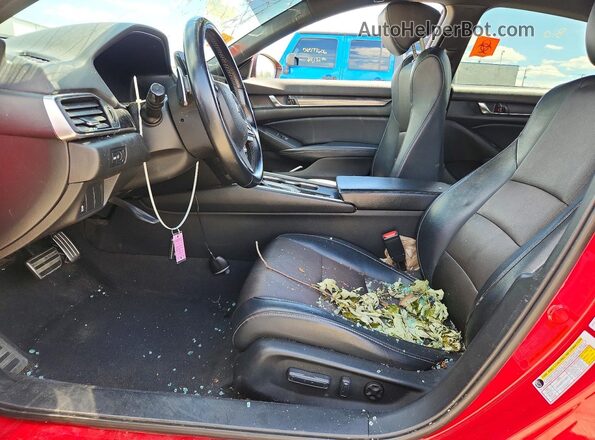 1HGCV1F33JA109247 2018 HONDA ACCORD Red Սալոնի դիմացի տեսք