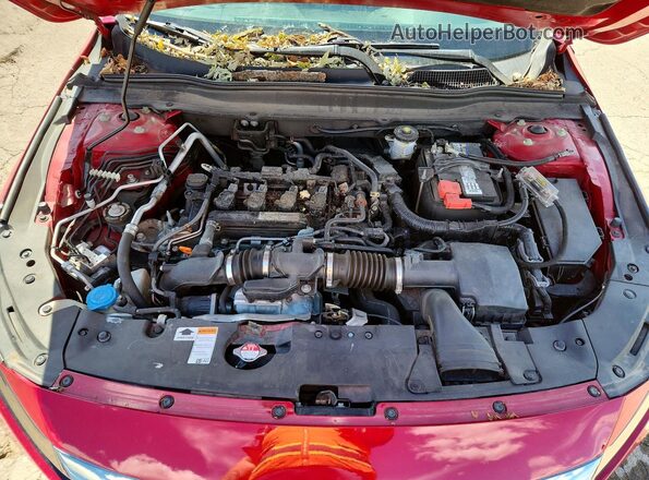 1HGCV1F33JA109247 2018 HONDA ACCORD Red Սալոնի հետևի տեսք