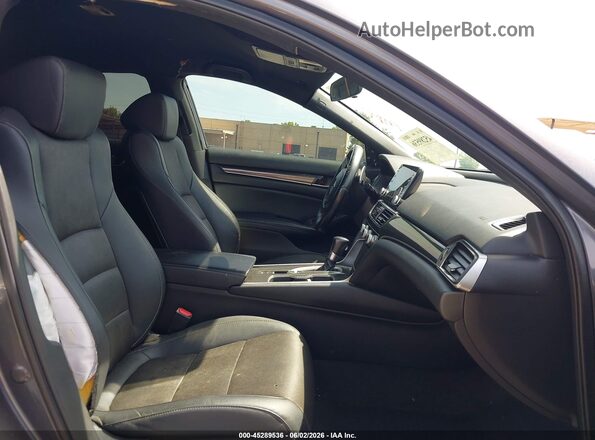 1HGCV1F33JA132494 2018 HONDA ACCORD Gray 