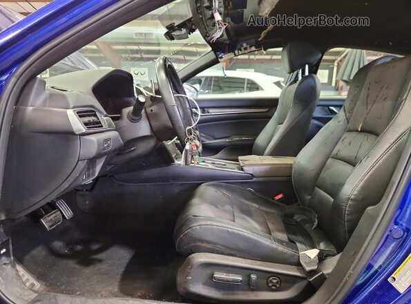 1HGCV1F33JA139705 2018 HONDA ACCORD Blue Widok wnętrza z przodu