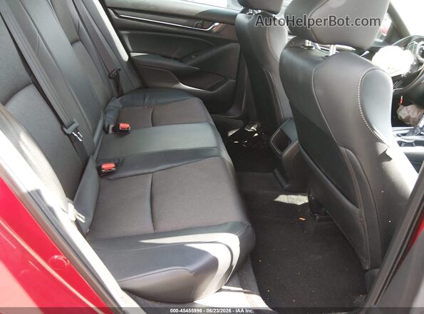 1HGCV1F33JA186961 2018 HONDA ACCORD Red VIN կոդի պիտակի տեսք