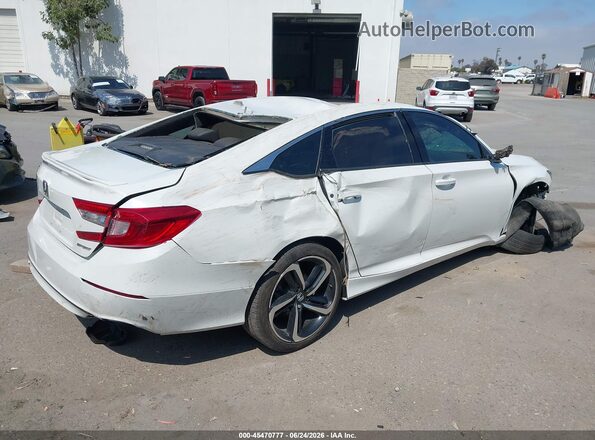 1HGCV1F33KA013944 2019 HONDA ACCORD White Задня права чверть