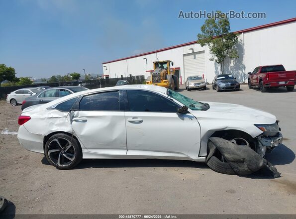 1HGCV1F33KA013944 2019 HONDA ACCORD White Панорамний вид салону 360°
