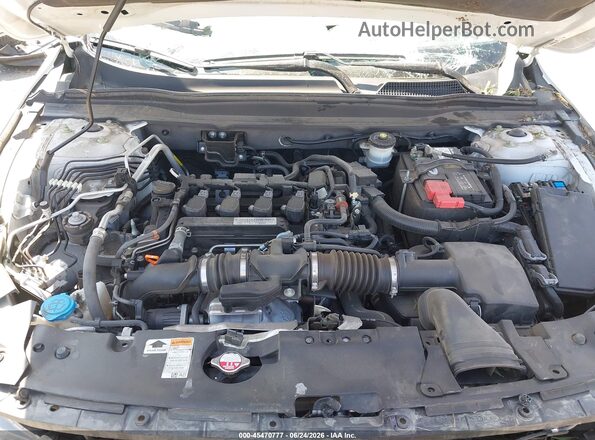 1HGCV1F33KA013944 2019 HONDA ACCORD White Вид ззаду