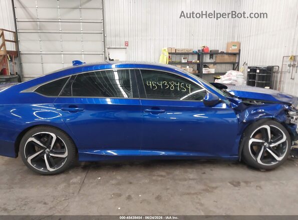 1HGCV1F33KA015600 2019 HONDA ACCORD Blue Widok wnętrza 360 stopni
