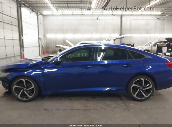 1HGCV1F33KA015600 2019 HONDA ACCORD Blue 